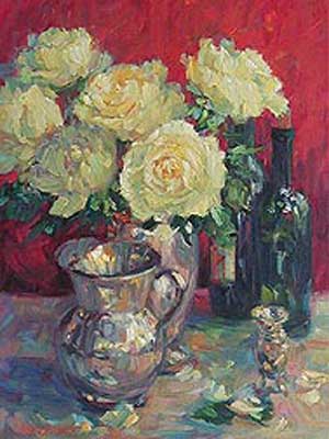 Roses & Silver by Lisa Palombo