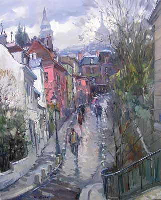 Rue de l'Abreuvoir by Robert Ricart