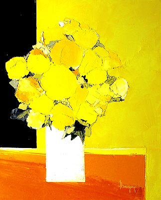 Vase Blanc by Marcel Demagny