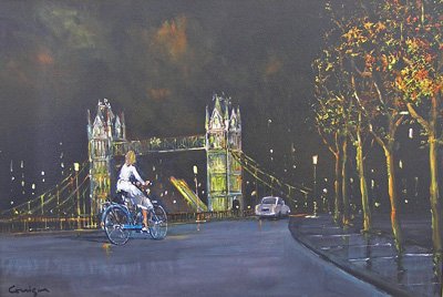 Tower Bridge at Night London by Cavan Corrigan