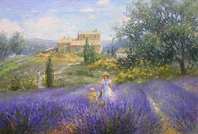 Lavender in Provence by Barbara Jaskiewicz