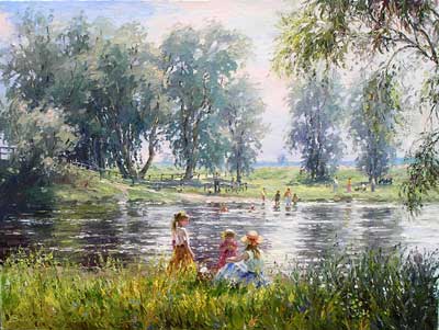 Wieprz River by Barbara Jaskiewicz