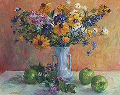 Wild Flowers & Green Apples by Lisa Palombo