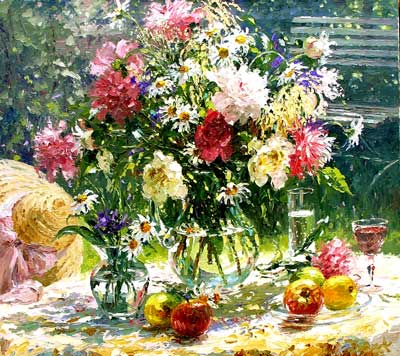 Peonies by Barbara Jaskiewicz