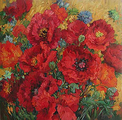 Heavenly Poppies by Lisa Palombo