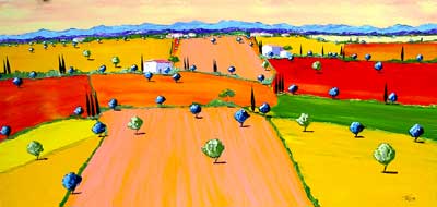 Luberon II by Jean-Claude TRON