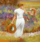 Donna Con Cappello by Guido Borelli